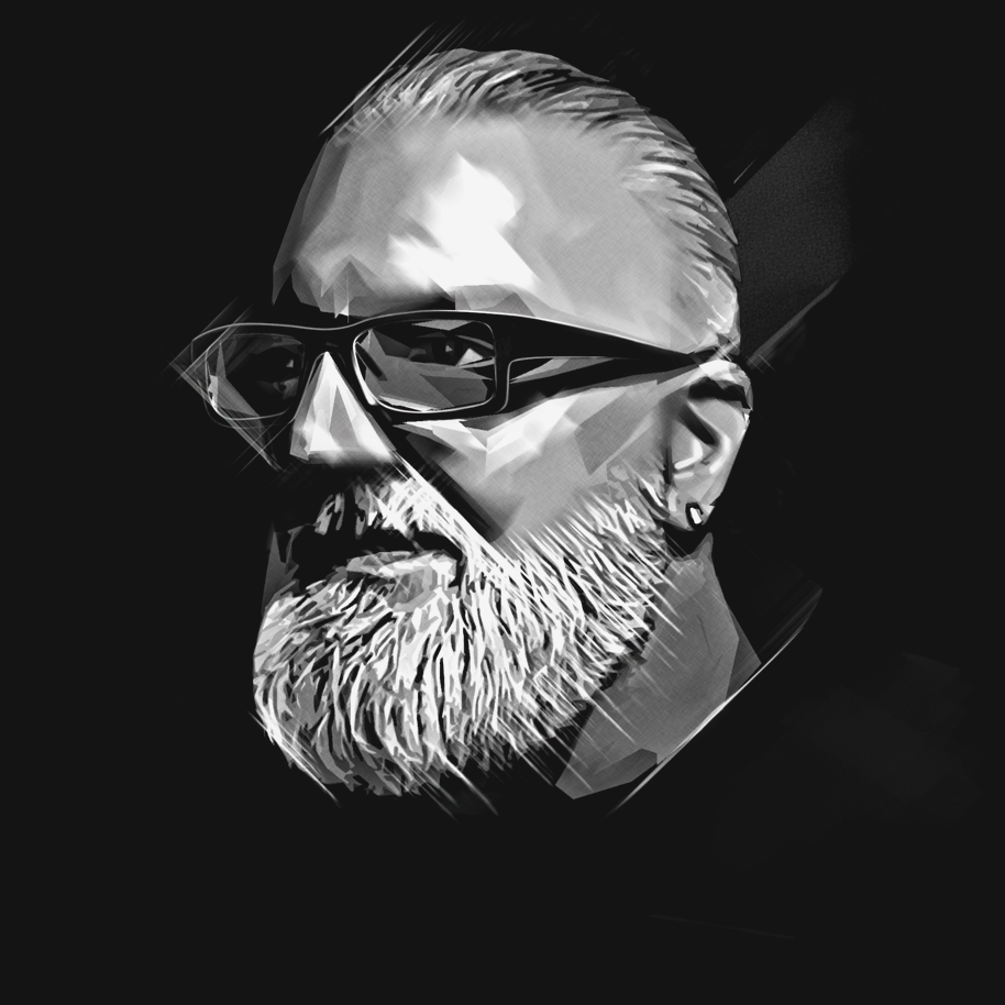 Storyboard style Portrait Sketch of Axel Schwarz.